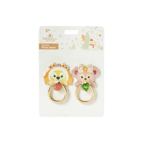 Disney 2024 Зимний Даффи ШеллиМэй CookieAnn Кольцо Phone Кронштейн Набор Шанхайский Дисней Мерч по IP