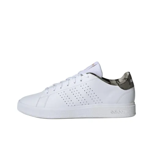 Adidas ADVANTAGE BASE 2,0 Slip-resistant Abrasion-resistant Low-top Skateboard Shoes Men's White Adidas ADVANTAGE BASE 2,0 Противоскользящие Устойчивые к истиранию Низкие Кеды для скейтбординга Мужские Белые