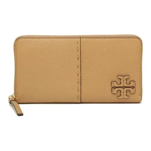 TORY BURCH Зернистая текстура кожа кожа держатель для карт кошелек женский коричневый