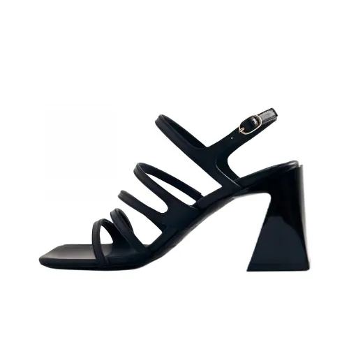 ALOHAS Aubrey One Ремешок Сандалии 8 см Женские Черные