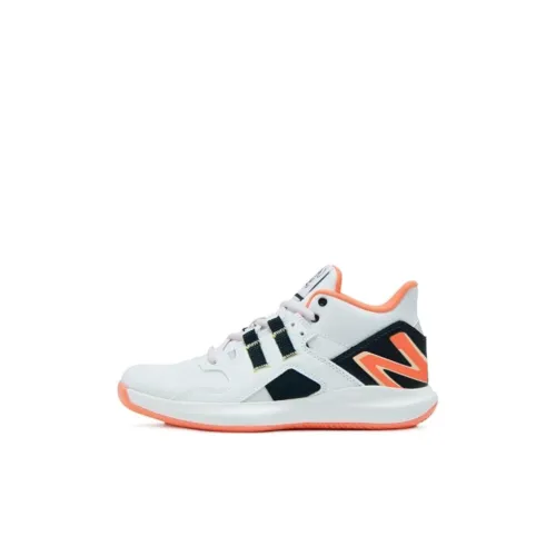 New Balance Coco CG1 MID Топ Тренировочные Кроссовки для Детей Экрю Черный Оранжевый Детские