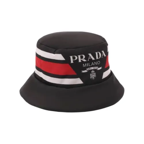 PRADA Нейлон Шляпы ведра Женские Черный