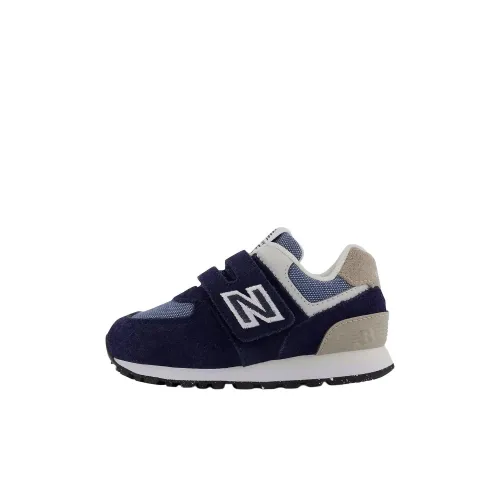 New Balance NB 574 Low Топ Детские Лайфстайл Обувь Синий Белый Дети Возраст 3-7 Лет