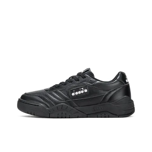DIADORA Теннисные кроссовки Low Top Черные Унисекс
