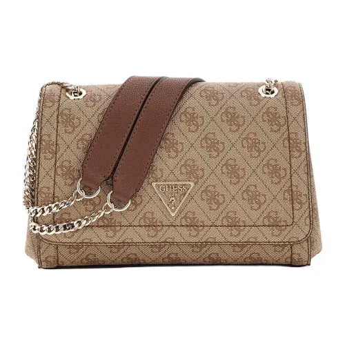 GUESS Полиуретан Сумка через плечо Сумка на плечо Женская Бежевая