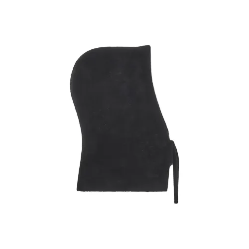 COS Кашемир Капюшоны и Плюшевые Шапки Женские Черный