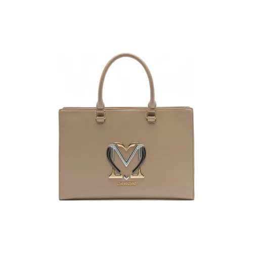 LOVE MOSCHINO Полиуретан Тоут Сумка Сумка для покупок Сумка Женская Бежевая