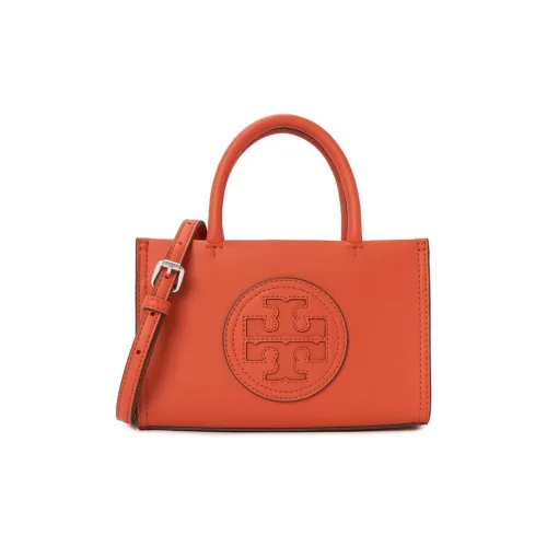 TORY BURCH Ella Синтетическая кожа Тоут Сумка Сумка для покупок Сумка через плечо Сумка Мини Женская Пламя Красный