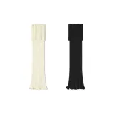 2 шт (Молочно-белый + Черный)