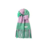 Зелёный, фиолетовый, клетка