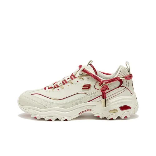 Skechers D'Lites 1,0 Casual Low-Top Белый Красный Женский