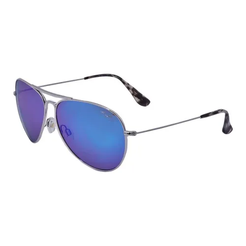 Maui Jim Металл Aviator Солнцезащитные очки Унисекс Серебряный