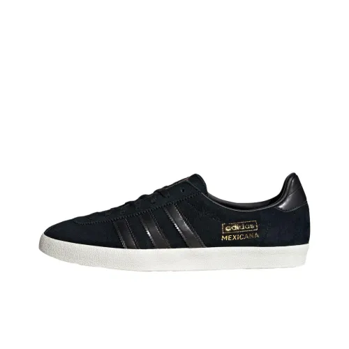 Adidas Originals Mexicana Slip-resistant Abrasion-resistant Low Top Скейтборд Кроссовки Унисекс Черный