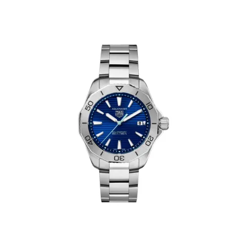 TAG Heuer Aquaracer Collection Кварцевый механизм Унисекс Часы 40 мм Синий циферблат Корпус из нержавеющей стали