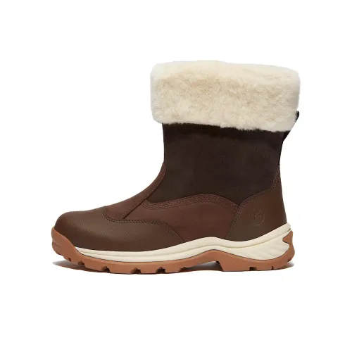 Timberland White Ledge Водонепроницаемый И Износостойкий Crew Сноубутсы Женские Коричневый