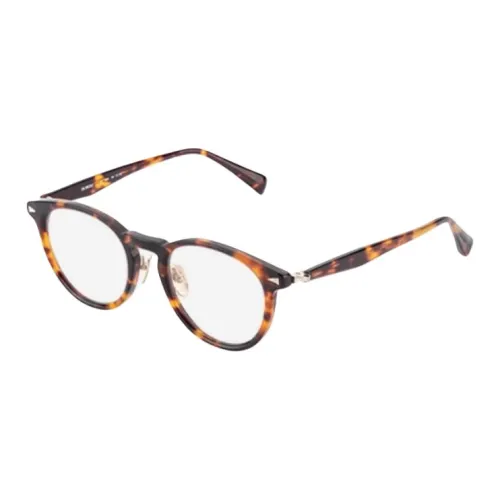 Yohji Yamamoto Пластиковая оправа Титан Смола Круглая оправа для очков Унисекс Черепаховый цвет