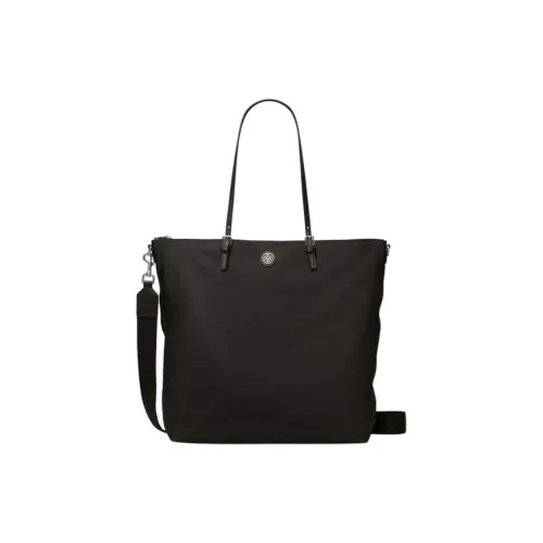 TORY BURCH Ткань Тоут Сумка Сумка для покупок Сумка через плечо Сумка на плечо Женская Черная