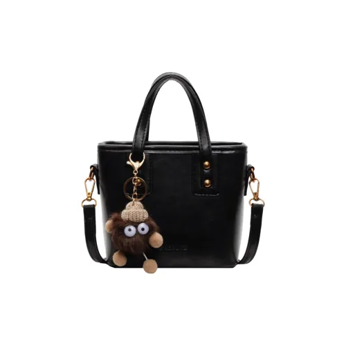 Meow In The Grass ПУ (полиуретан) Ведрообразная Сумка на плечо Сумка Женская Черный Темно-коричневый Кофейный Экрю