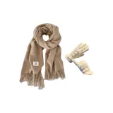 Шарф хаки + перчатка