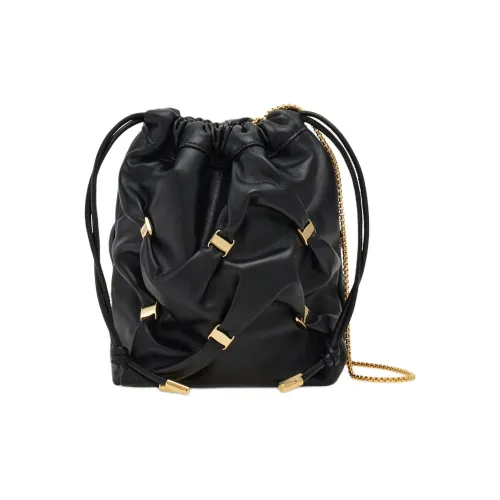 FERRAGAMO Кожа Ведрообразные Сумки Сумки через плечо Сумка через плечо Мини Женская Черная