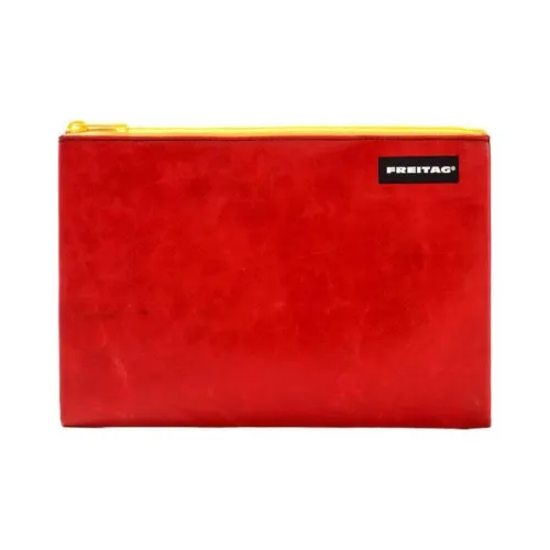 FREITAG Водонепроницаемый тканевый клатч унисекс красный