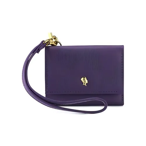 PORTER PU (полиуретан) Кошелек Стандартный Унисекс Дымчатый Лиловый