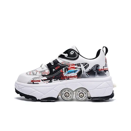 Off WIERAH визуально увеличивает рост устойчивый к истиранию низкий топ повседневный унисекс