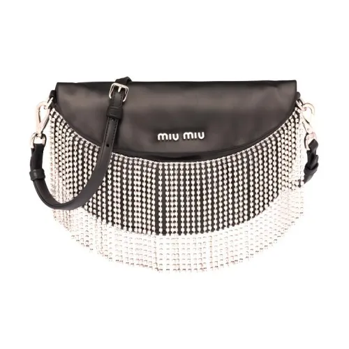 MIU MIU Sheepskin Сумка Сумка через плечо Сумка через плечо Женская Черная