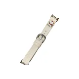 Белый/Тонкий Двусторонний Вельвет Ремень