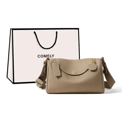 COMELY Коровья кожа с синтетической кожей сумка через плечо стандартная женская дубовый серый