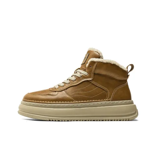 Mulinsen Анти-скользящий и износостойкий увеличивающий высоту высокий топ кэжуал мужской