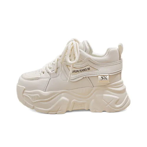 A Poinsettia Princess MID Топ Толстая подошва Кроссовки Женские