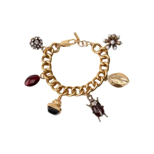 ZARA Стальной Цинковый Акрил Стекло Brass Bracelets Женские Золотой