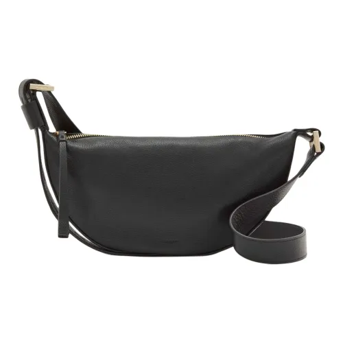 ALLSAINTS Сумка через плечо из коровьей кожи маленькая женская сумка черного белого цвета