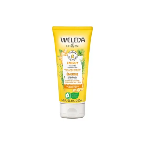 Weleda Имбирный Лемонграсс Кедровый Гель для душа Очищающий Увлажняющий Смягчающий и Гидратирующий 200 мл