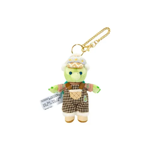 Disney 2024 Winter Day Duffy and Friends Collection Олу Мел Кольцо для ключей Кукла Плюшевая Подвеска 14 см Высота Шанхайский Дисней