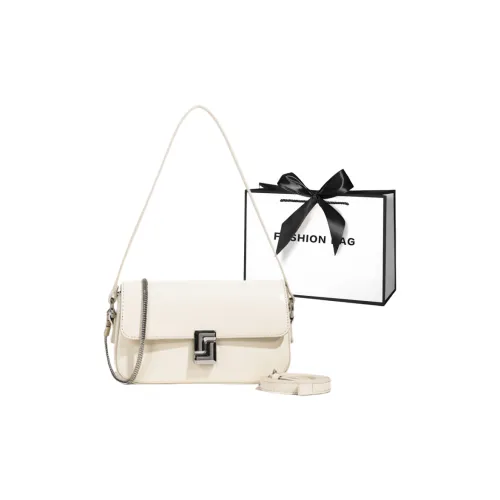 LETOO ПУ (полиуретан) Сумка через плечо Женская Кокосовое молоко Белый Космический серебристый Мода Черный