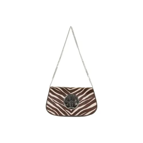 TORY BURCH Кожа Одно плечо Через плечо Клатч Женские Коричневый Крем