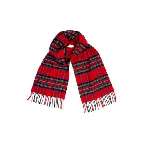 JOHNSTONS OF ELGIN Вязаные шарфы Мужской Красный