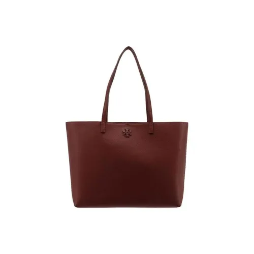 TORY BURCH McGraw Коровья кожа Тоут Сумка Сумка для покупок Сумка на плечо Сумка Обычный Женская Черница SEED Виноградный