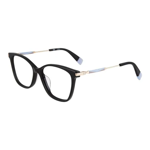 Furla Металл Ацетат Оправы для очков с дизайном бабочки Унисекс Черный