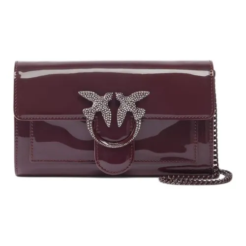 PINKO Полиэстер Сумка через плечо Сумка на плечо Женская Бордовый