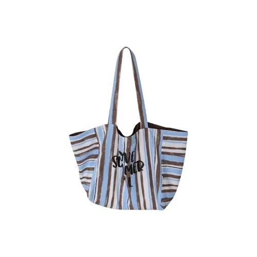 ALOENEY Холст Тоут Сумка Сумка для покупок Сумка Сумка через плечо Стандартная Женская Синий Кофейный Цвет