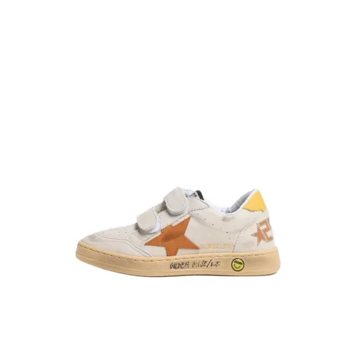 Golden Goose Ball Star Детские Скейтбординги Низкие Топы Бежевые Kids