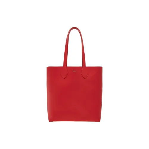 Ferragamo Телячья кожа Тоут Сумка Сумка для покупок Сумка на плечо Сумка Мужская Красная и Черная