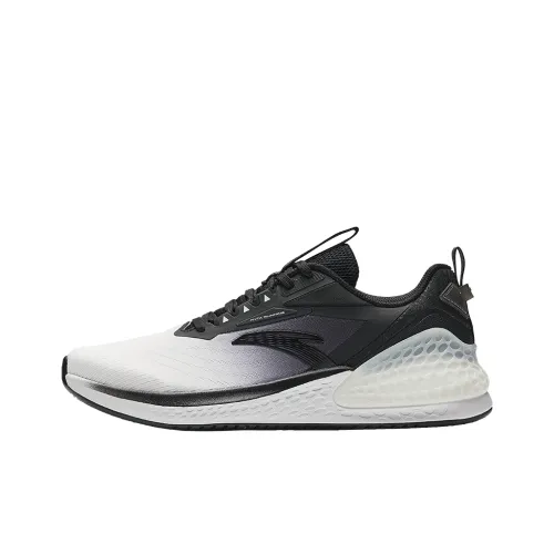 Anta C37+ Амортизация Дышащий Легкий Низкий Топ Композитный Материал Тренировочные Беговые Кроссовки Мужской Черный Белый