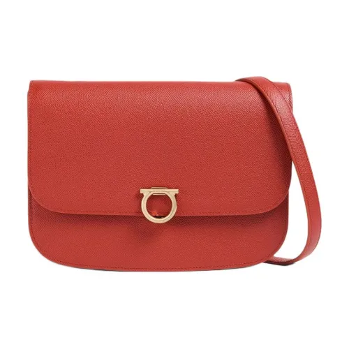 FERRAGAMO Телячья кожа Сумка через плечо Сумка на плечо Женская Красная