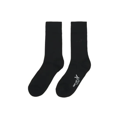 Yohji Yamamoto 1 пачка черные мужские носки MID до икры