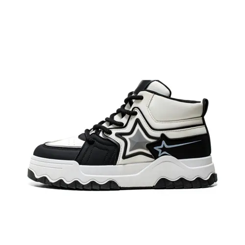 Luji Покрытие Рекомендуемый рост Увеличение Высокий Топ Скейтборд Кроссовки Мужские