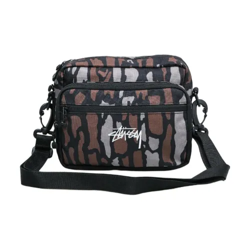 Stussy Нейлоновые сумки через плечо сумка на плечо стандартная унисекс коричневый